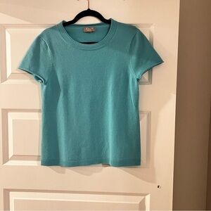 J. Crew Turquoise Cashmere Sweater